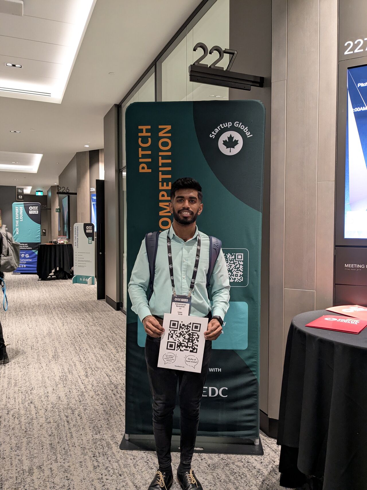 First FoodSavr pitch at Startup Canada competition
